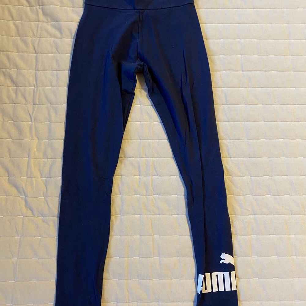 navy blue puma leggings